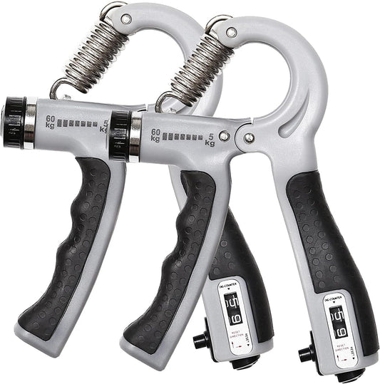 Grip Strength Trainer Hand Grip 11-132 Lbs, 2 Pack